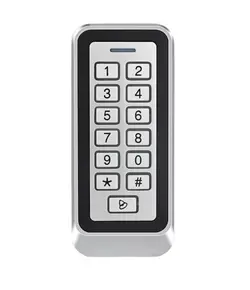 HONNOR SECURITY ACM-208C-EMW Kódzár és EM 125Khz kártyaolvasó, önálló működésű fém, kültéri, vízálló, vandálbiztos, csengő funkcióval. Méret: 130x58x24mm