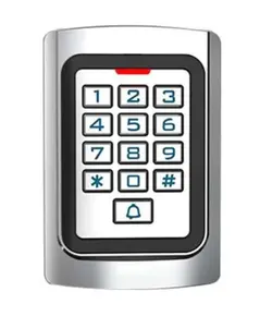 HONNOR SECURITY HS-212A-EMW - OUTDOOR, Fémházas IP65 vízálló RFID EM kártyaolvasó és önálló beléptető, fém billentyűzettel, ajtó zárvezérléssel