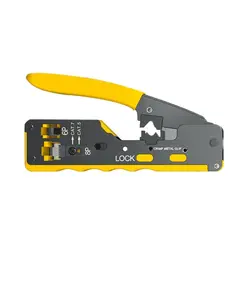 GENATA krimpelő fogó sárga több funkciós