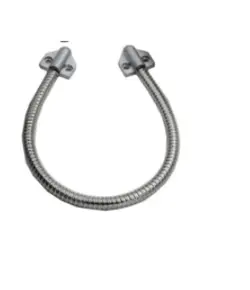 HONNOR SECURITY HS-301 rozsdamentes acél, fém fejű ajtóhurok, átvezető gégecső 400x8mm