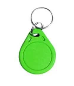HONNOR SECURITY HS-ABS003-EM-Green-light kerek kulcstartó alakú RFID proxy tag, EM, 125KHz, világos zöld