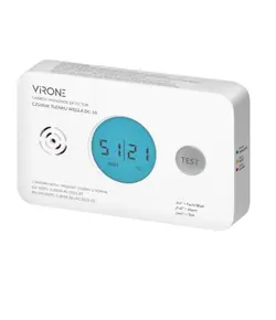 ORNO OR-DC-10 – Elemes szén-monoxid érzékelő, 2×AA, 10 év szenzorélettartam