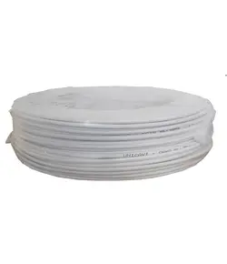 HONNOR SECURITY HS -2x0.50+6x0.22 RIASZTÓ KÁBEL 100 m Sodrott réz erek, réz földszál, alufólia árnyékolás, fehér PVC köpeny