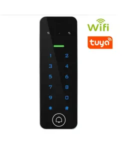 HONNOR SECURITY IP65 Vízhatlan Videokaputelefon, érintőgombos, számkódos, kártyaolvasós beléptetésvezérlő TUYA alkalmazással, mobiltelefon eléréssel.