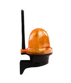 TIGERMAT TM-YET6139LED Univerzális 12V / 24V / 230V AC/DC Villogó, narancs színű, univerzális, LED-es, beépített buzzer