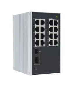 GENATA Ipari 16 portos Full gigabites felügyelet nélküli Switch