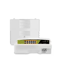GENATA GNT-P1012G6-F 8GE-2GE+2FE(UPLINK)+2SFP KÜLTÉRI DOBOZOLT VÍZÁLLÓ Gigabit Managed PoE Switch