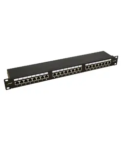 PULSAR patch panel rack szekrényhez, 24 port/FTP/Cat6