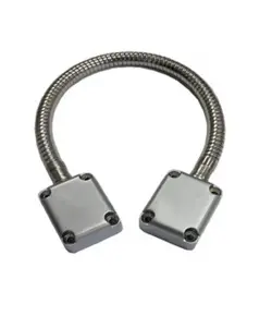 HONNOR SECURITY Kábel átvezető gégecső. Belső átmérő: 11mm, hossz: 400 mm. Rögzített fej anyaga: Cinkötvözet