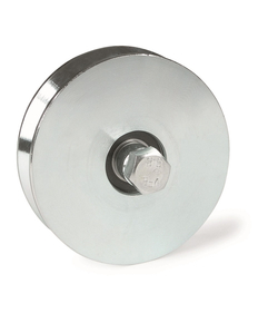 HI-MOTION Kapu görgő, U profil Ø20, átmérő 120mm, 350kg-os teherbírás