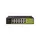 GENATA Hibrid PoE switch, 120 W-os tápegység, 8 port PoE, 4 port Uplink, AI Watchdog funkció, 6KV villámlás és 8KV ESD védelem