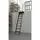 FANTOZZI MEZZANINE galéria feljáró létra BASIC kivitel, kapaszkodó vastagsága: 44cm, mélység: 7cm, magasság: 200/300, színek: fehér, szürke, fekete