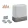 ABLE Kit Full KF SL SMALL 600 24 – Prémium tolókapu-nyitó szett 24V, 600 kg, vezérléssel + 433,92 MHz-es vevő, 2 db távirányító, infrasorompó, villogó