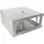 PULSAR 4U/19” RACK szekrény, falra szerelhető, összeszerelhető, szürke, 600x600 mm, professzionális, tápegység integrációhoz, IP20