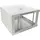 PULSAR 6U 19” RACK szekrény falra szerelhető 600x600 mm IP20 szürke acél professzionális kivitel