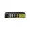 GENATA Hibrid PoE switch, 120 W-os tápegység, 8 port PoE, 4 port Uplink, AI Watchdog funkció, 6KV villámlás és 8KV ESD védelem