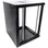 PULSAR 15U / 19” RACK szekrény, falra szerelhető, összeszerelésre kész, fekete, 600x600