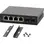 PULSAR SFG64WP-BT 6-port PoE switch 4x PoE 2x Uplink IP66 kültéri fali ház fekete