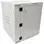 PULSAR 12U 19” RACK szekrény dupla szekciós fali kivitel 600x550 mm IP20 szürke összeszerelhető