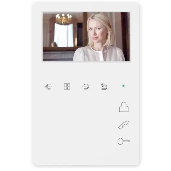 HONNOR SECURITY Videó kaputelefon beltéri egység 4.3" TFT-LCD monitor 480x272