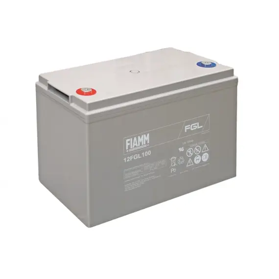 FIAMM 12FGL100, FIAMM prémium akkumulátor, 12V/100Ah, 31,3 kg, h: 330 sz: 172 m: 215mm