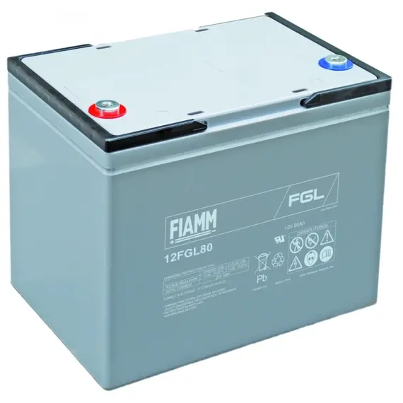 FIAMM 12FGL80, FIAMM prémium akkumulátor, 12V/80Ah, 22,7 kg, h: 260 sz: 168 m: 209mm
