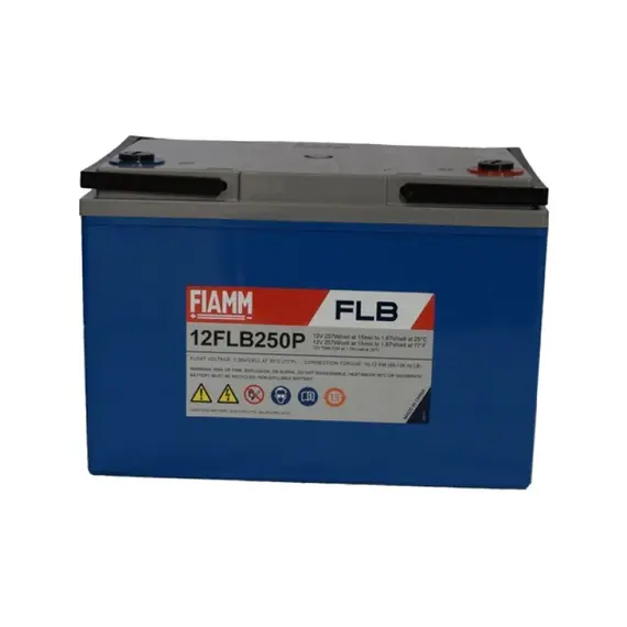 FIAMM 12FLB250P, FIAMM prémium akkumulátor, 12V/70Ah, 23,5 kg, h: 260 sz: 168 m: 208mm
