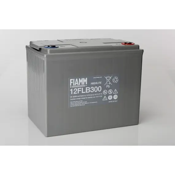 FIAMM 12FLB300P, FIAMM prémium akkumulátor, 12V/80Ah, 27 kg, h: 261 sz: 174 m: 214mm