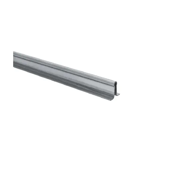 HI-MOTION U profilú sín, betonozható, profilátmérő 20 mm, hossza 6 m. - Tolókapukhoz, gördülő kapukhoz, horganyzott acélból.