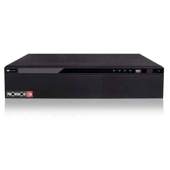 PROVISION-ISR Hálózati rögzítő (NVR), 64 csatornás, max. 16 MP IP kamera felbontás