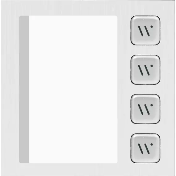 FUTURA Hívómodul, mechanikus, 4 nyomógombos, VDT-821-hez