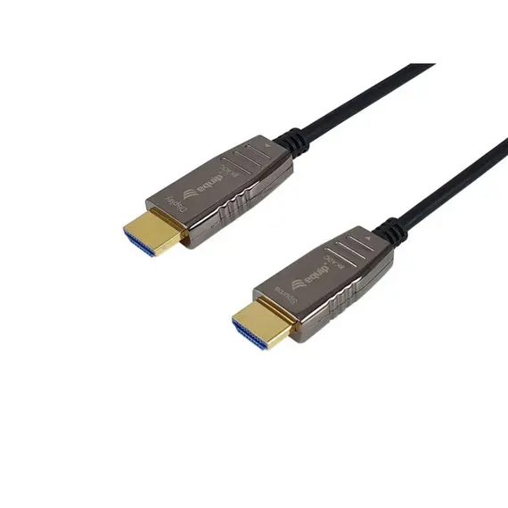 Equip HDMI 2.1 Ethernet -> HDMI 2.1 Ethernet M/M aktív video kábel 20m fekete AOC
