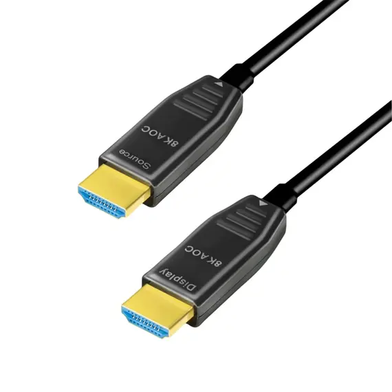 LogiLink AOC HDMI 2.1 -> HDMI 2.1 M/M video kábel 15m fekete