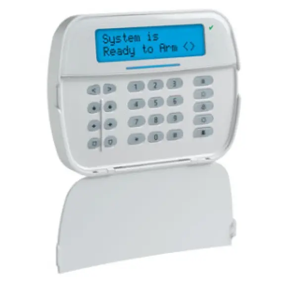 DSC NEO Szöveges vezeték nélküli, PowerG 868 MHz, LCD, F1-F5 funkcióbillentyűvel ENG/HUNG/LAT/SLOVEN