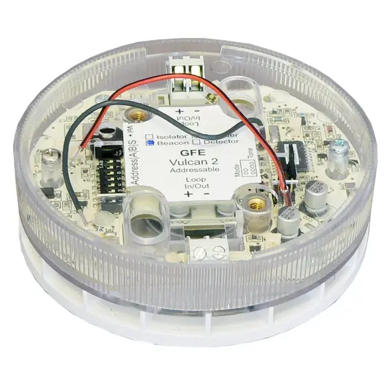 GLOBALFIRE Hangjelző, analóg, címezhető, irányfénnyel