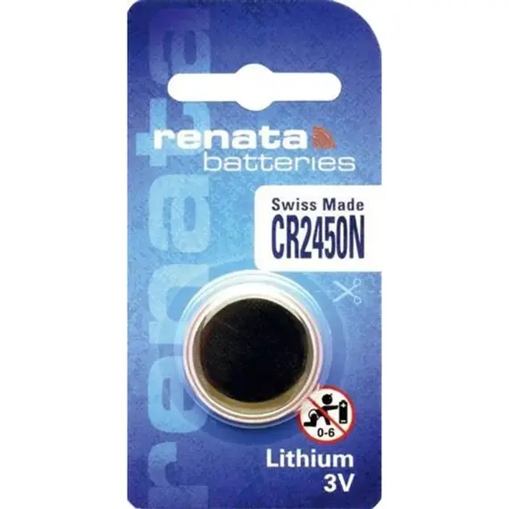 Renata RENATA gombelem, GCR2450N, 3V / 560mAh, lítium
