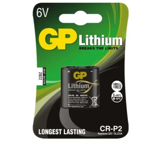 GP CRP2-C1 GP lítium fotó elem 6V bliszteres 35*19.5*36mm