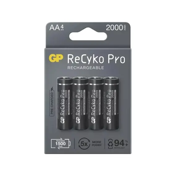 GP AA 2000mAh GP210AAHCB-2EB4 Recyko Pro ceruza akku papírdobozos Ni-Mh