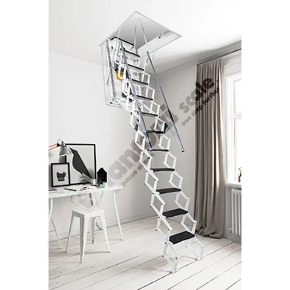 FANTOZZI Motoros padlásfeljáró egyedi méretben, prémium kivitelben