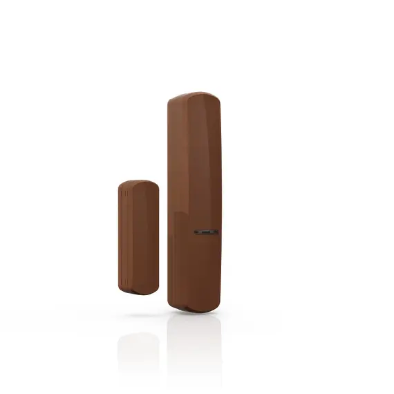 SATEL ABAX2 vezeték nélküli kétcsatornás mágneses nyitásérzékelő, barna