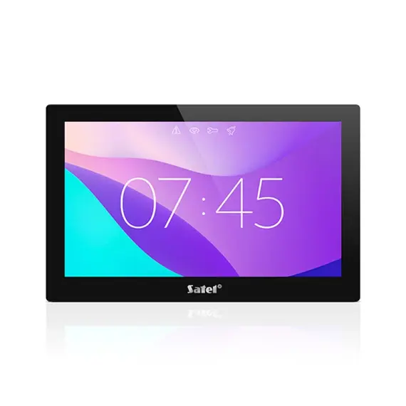 SATEL INT-TSH210-B 10" Érintőképernyős Kezelőpanel, Fekete