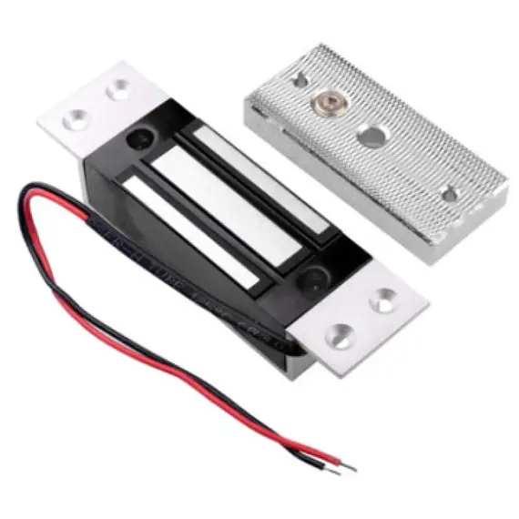 HONNOR SECURITY Mini beépített elektromágneses ajtózár, tartóerő: 60kg, zár mérete: 80 x 33 x 19 mm, tápellátás: DC12V / DC24V