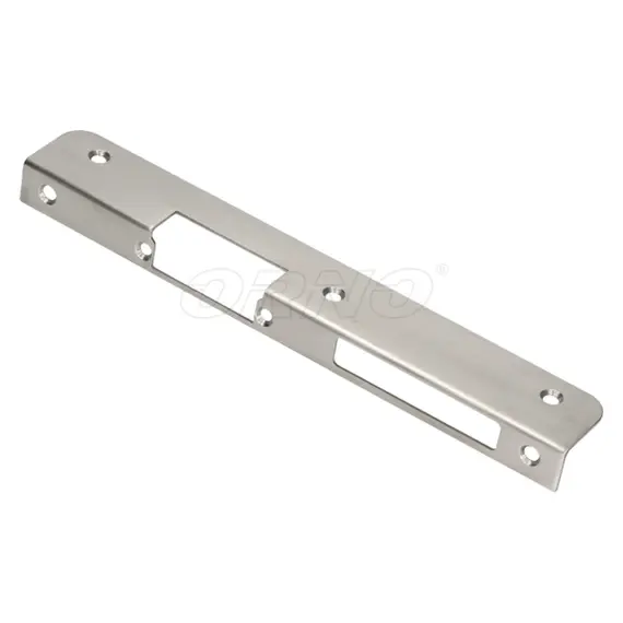 ORNO Elektromos zár ellenoldal homloklemez, L profil, balos, hosszú