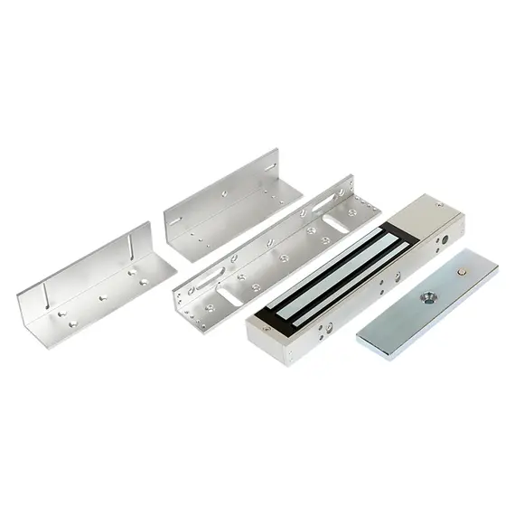 EMAGNET INOX síkmágnes 280kg tartóerő 12/24Vdc IP65 Z-L konzol szett 220x48x23mm kültéri