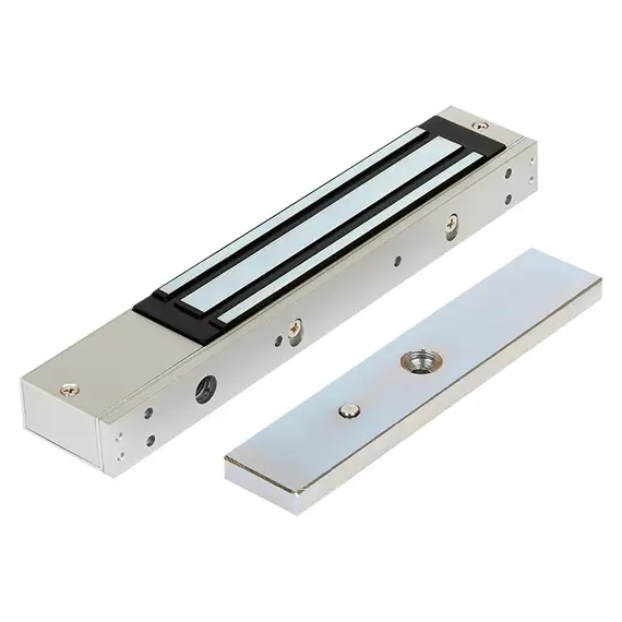 EMAGNET Rátét síkmágnes 230kg tartóerő 12/24Vdc LED visszajelző 250x47x25mm IP42 ezüst
