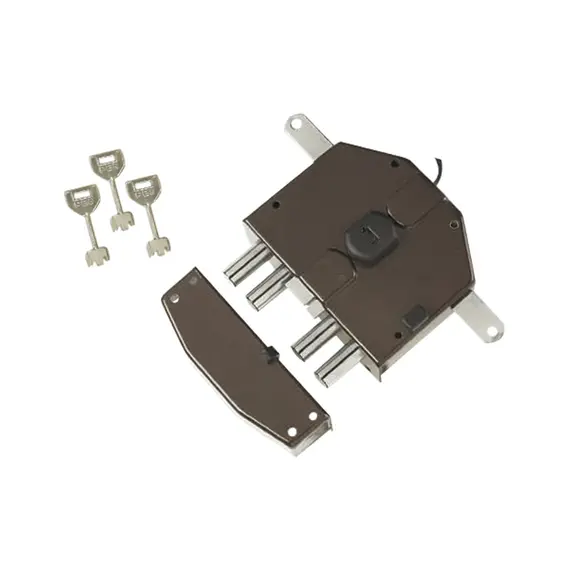 YALE Eleketromos rászerelhető zár Yale Retesz kulccsal és távoli elektromos impulzussal