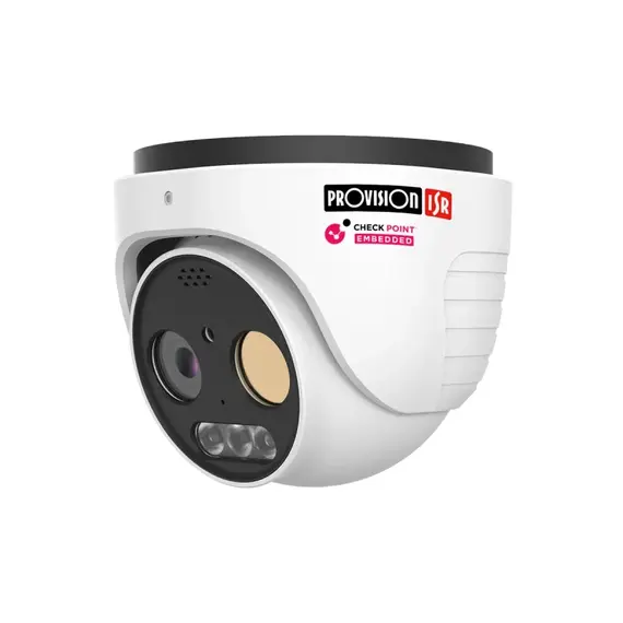 PROVISION-ISR Termikus/optikai bi-spektrumos fix objektíves dómkamera