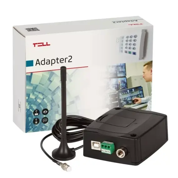 T.E.L.L. Adapter2 - 4G.IN4.R1 - telefonvonal szimulátor (emulátor), távfelügyeleti átjelző, értesítésekkel (sms, hanghívás), 4g, 4 bemenet + 1 relé