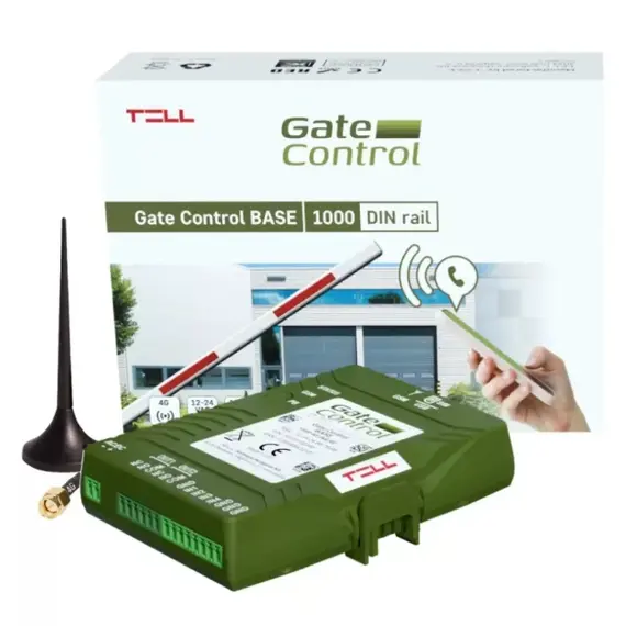 T.E.L.L. TELL - Gate Control BASE GSM-alapú 4G/2G távvezérlő elektromos kapukhoz és sorompókhoz