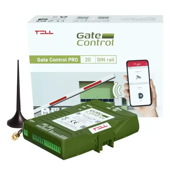 T.E.L.L. Gate Control PRO 20 GSM alapú távvezérlő elektromos kapukhoz és sorompókhoz